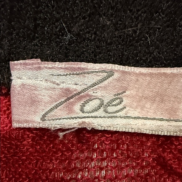 Zoe Sweater Red and Black Women's - Picture 9 of 10